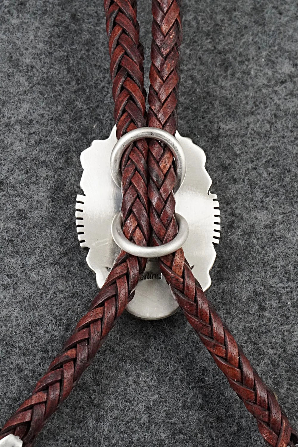 Turquoise & Sterling Silver Bolo Tie - Bob Becenti