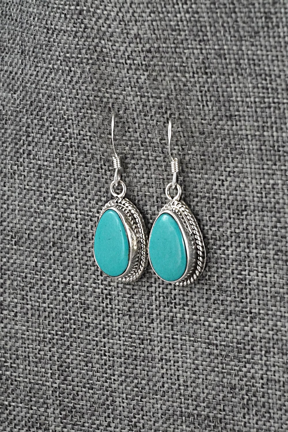 Turquoise & Sterling Silver Earrings - Sharon McCarthy