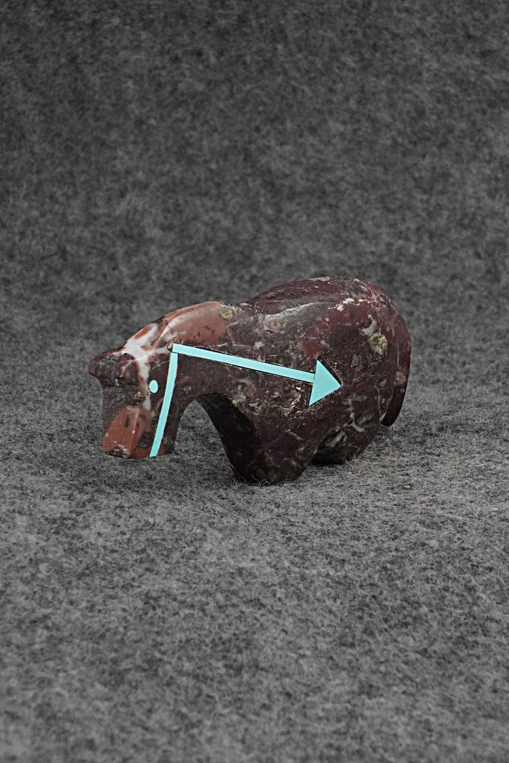 Horse Zuni Fetish Carving - Bernard Laiwakete