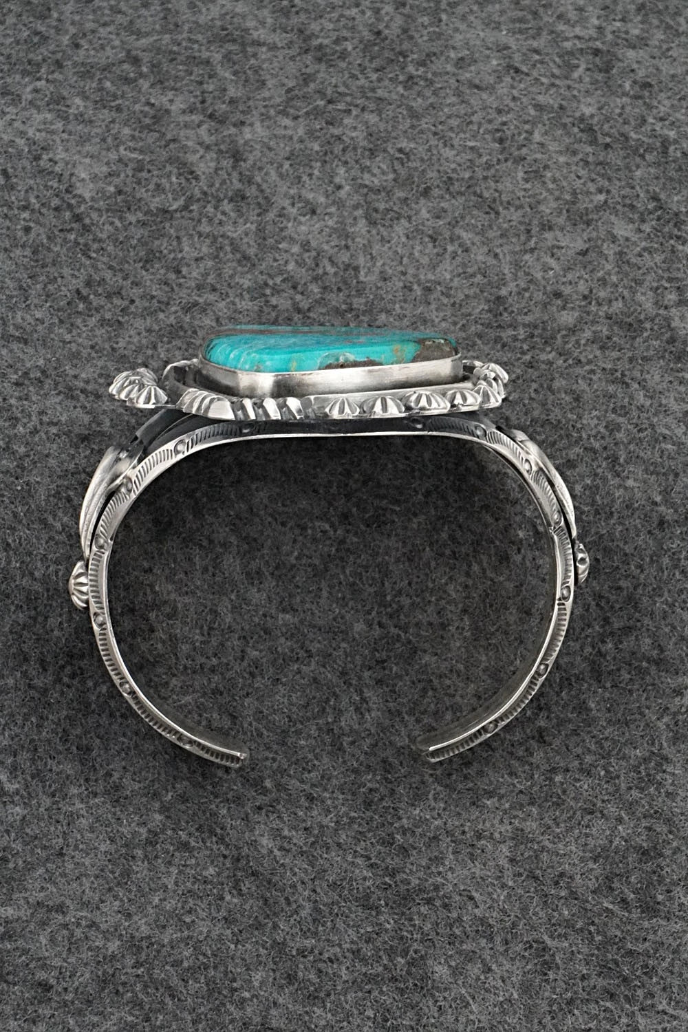 Turquoise & Sterling Silver Bracelet - Raymond Delgarito