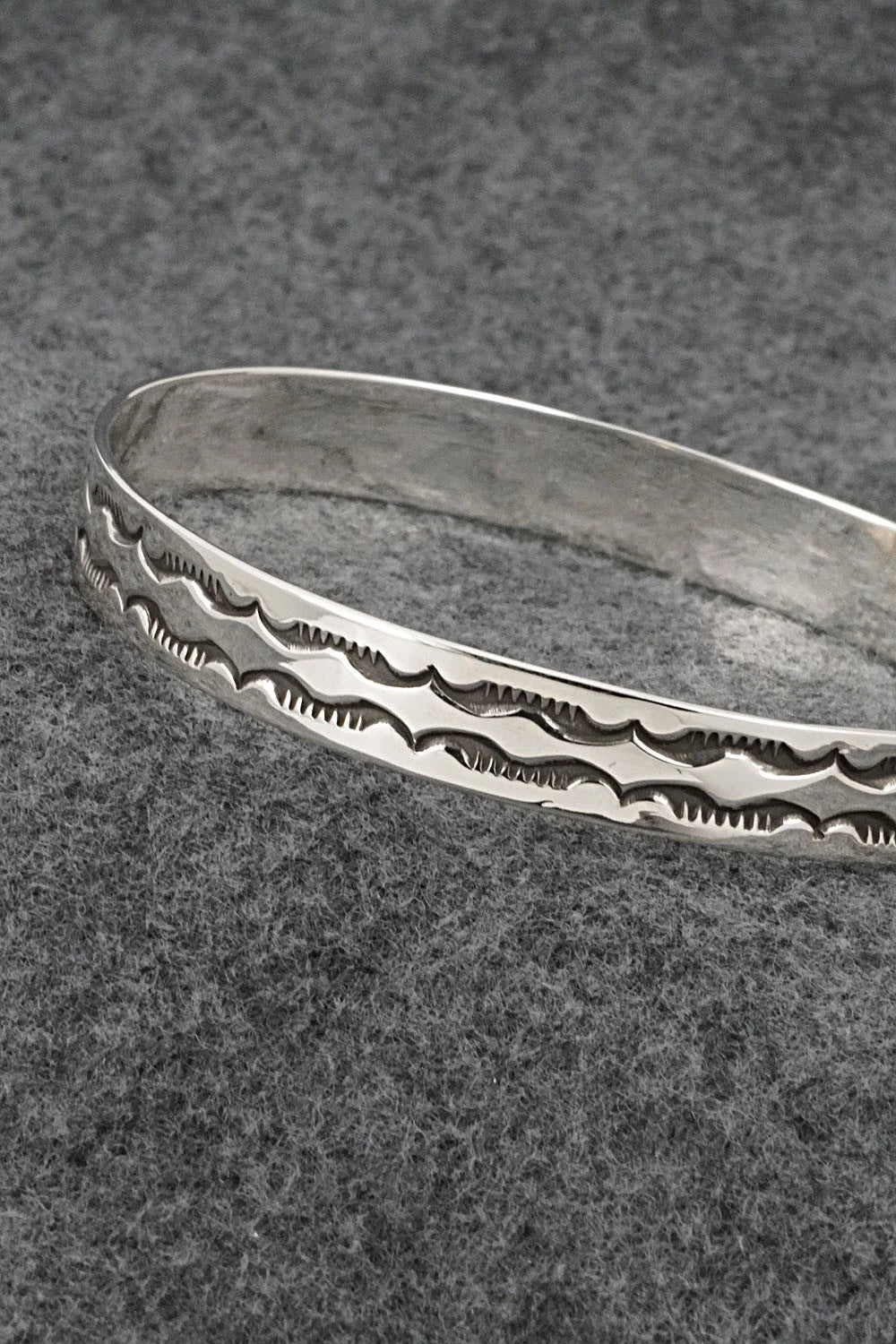 Sterling Silver Bangle Bracelet - Roland Dixson