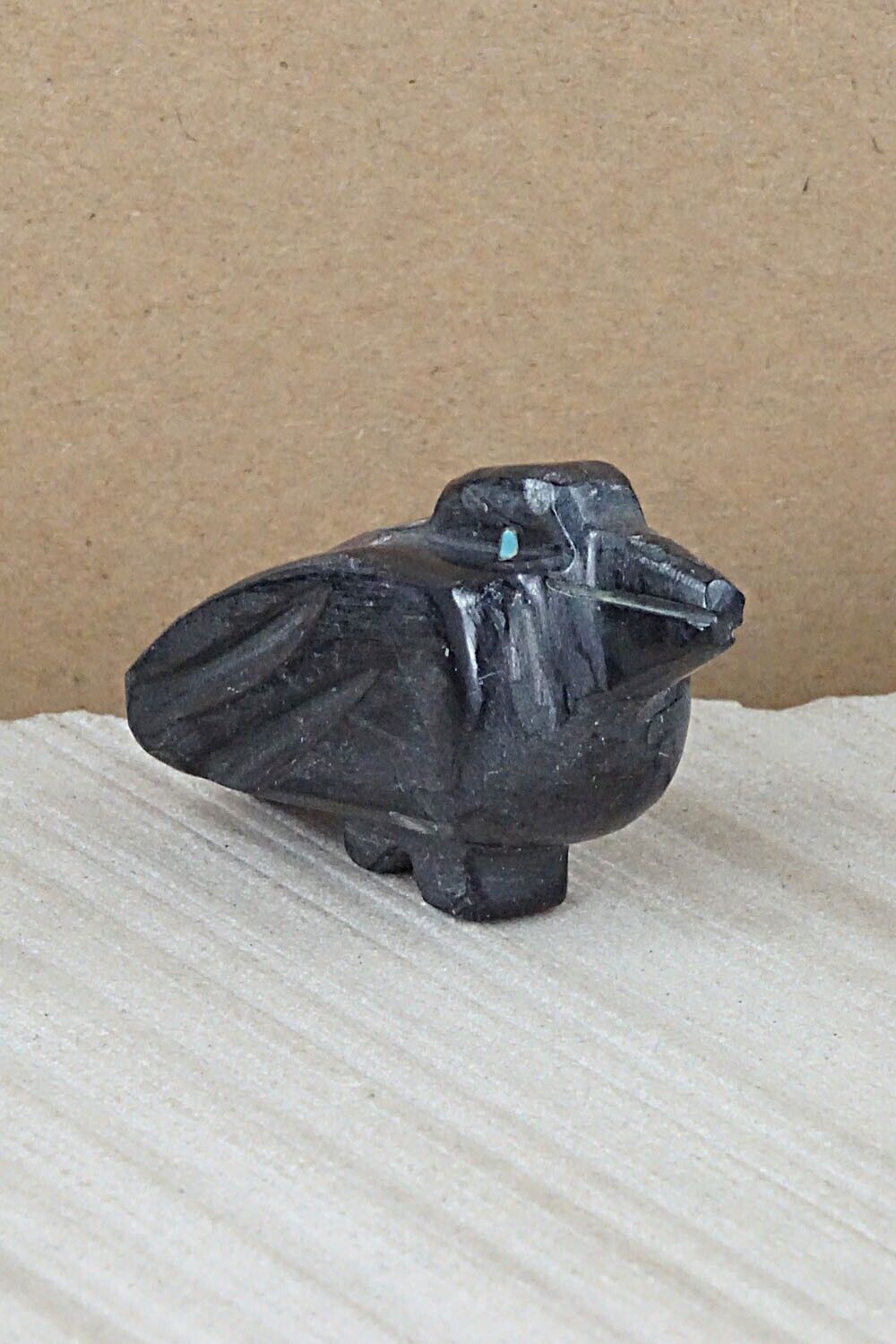 Crow Zuni Fetish Carving - Tim Lementino
