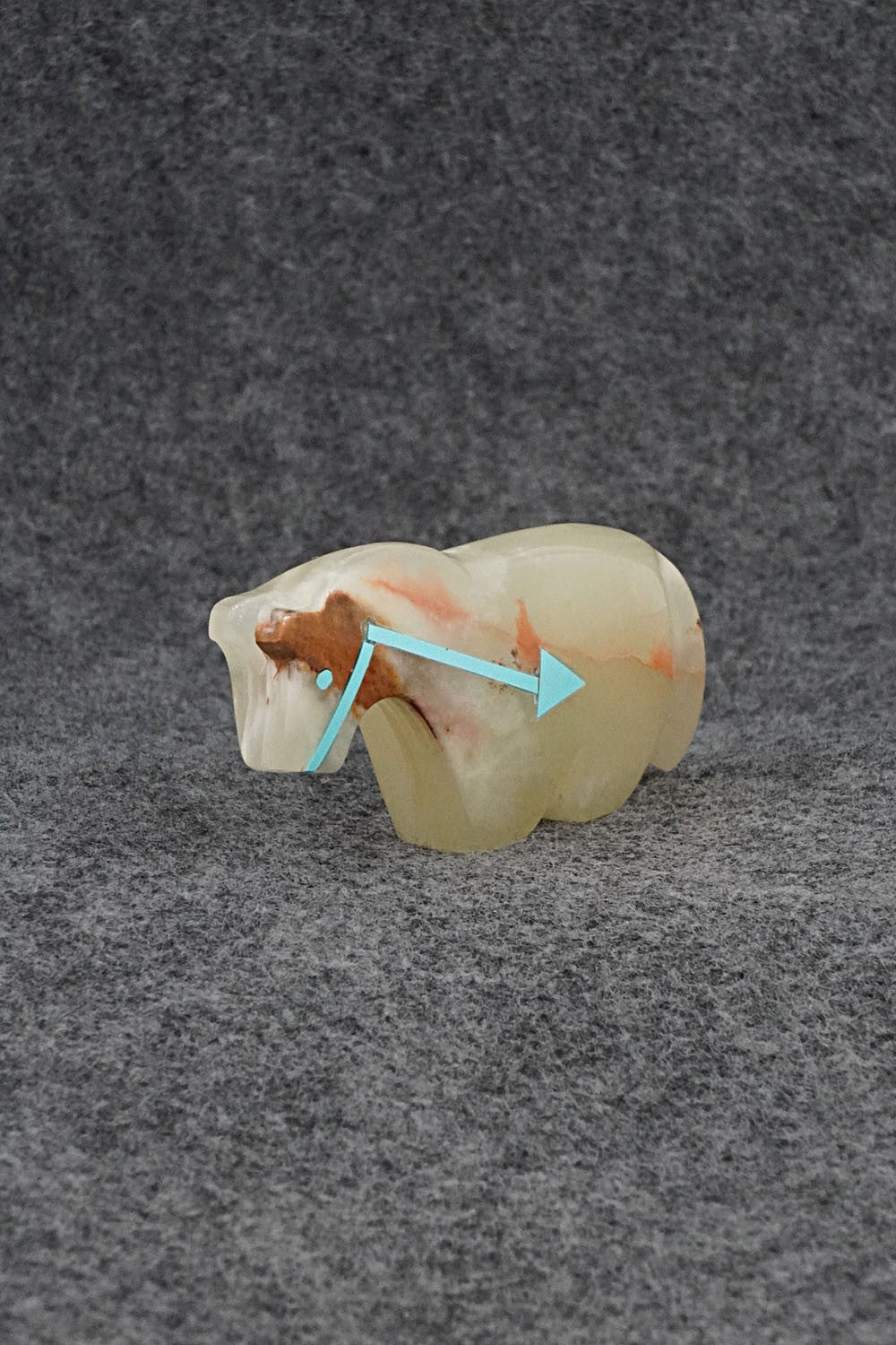Horse Zuni Fetish Carving - Bernard Laiwakete