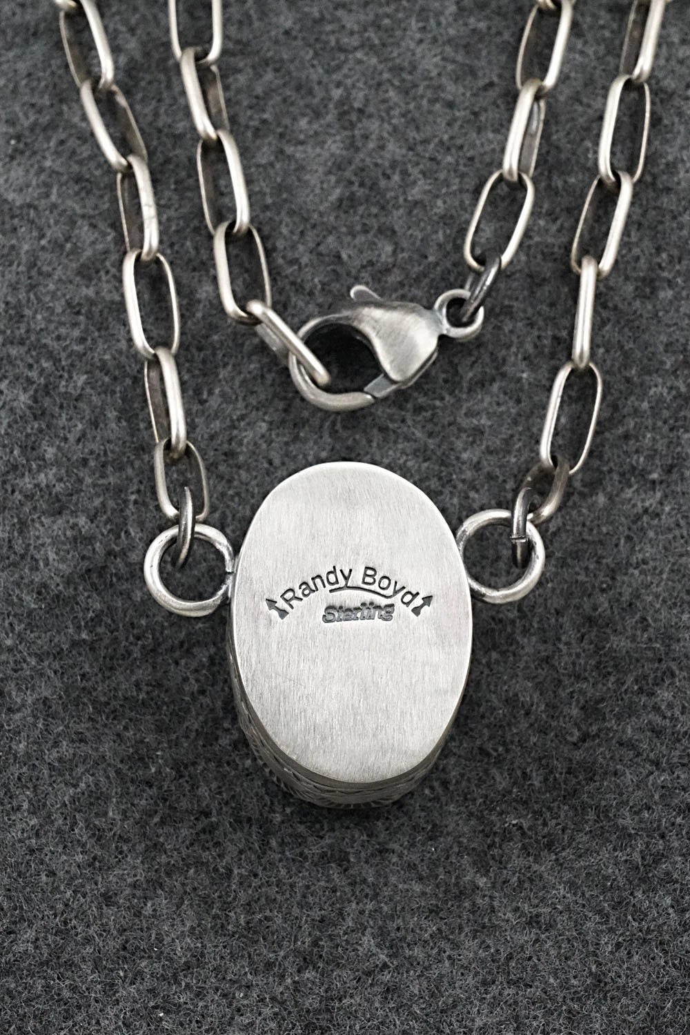 Turquoise & Sterling Silver Necklace - Randy Boyd
