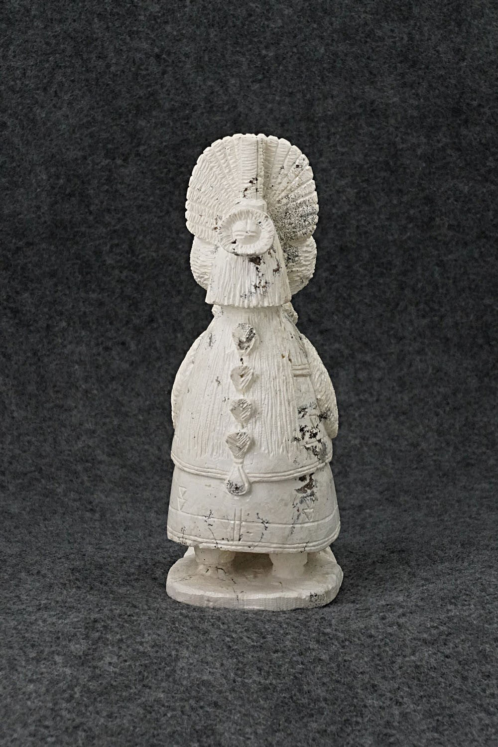 Shalako Dancer Zuni Fetish Carving - Florentino Martinez