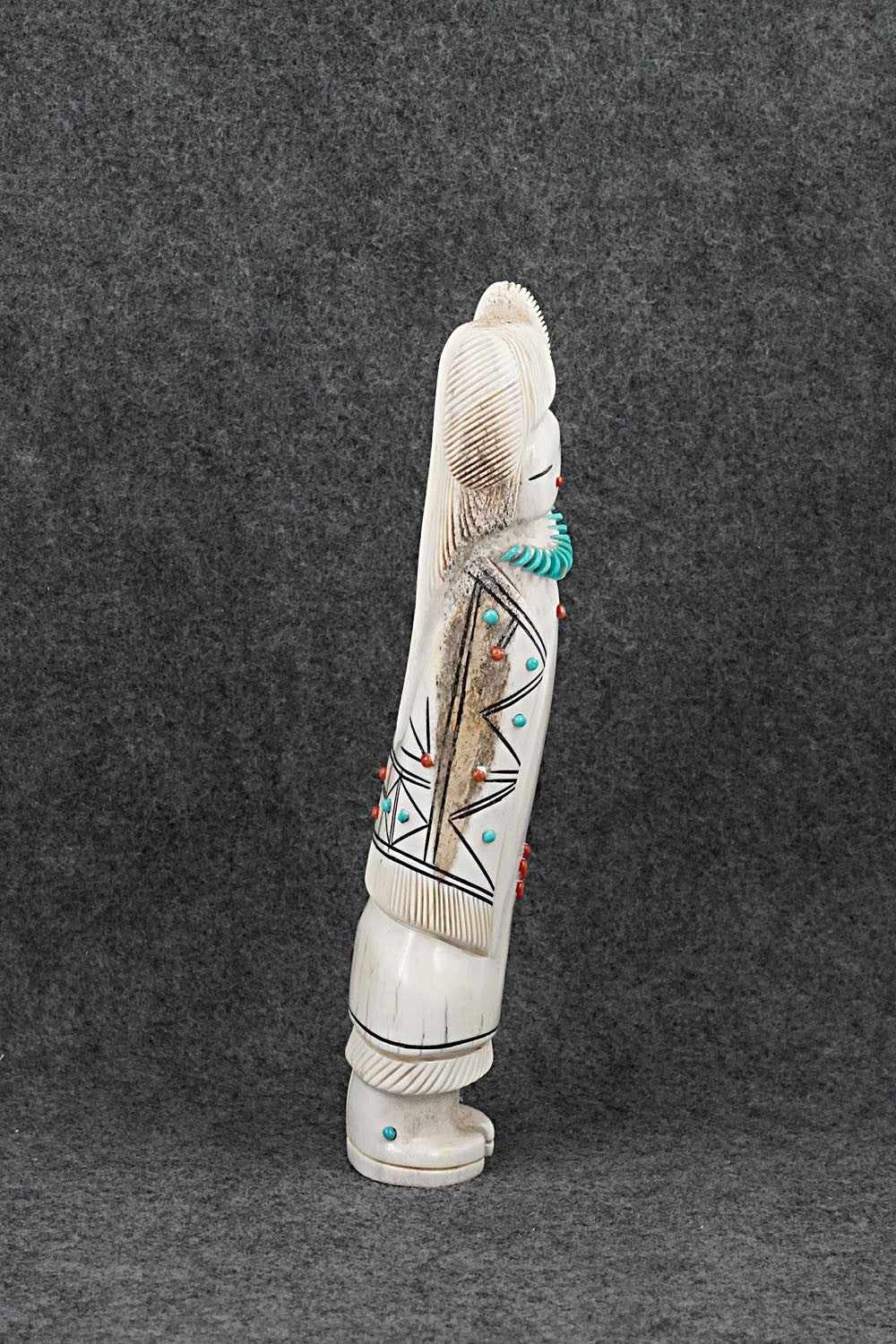 Corn Maiden Zuni Fetish Carving - Claudia Peina