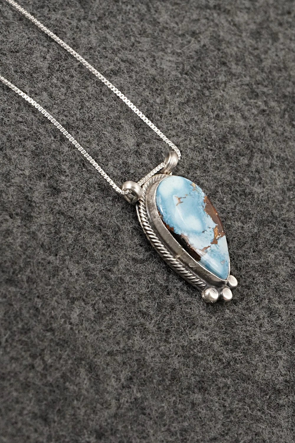 Turquoise & Sterling Silver Necklace - Sharon McCarthy