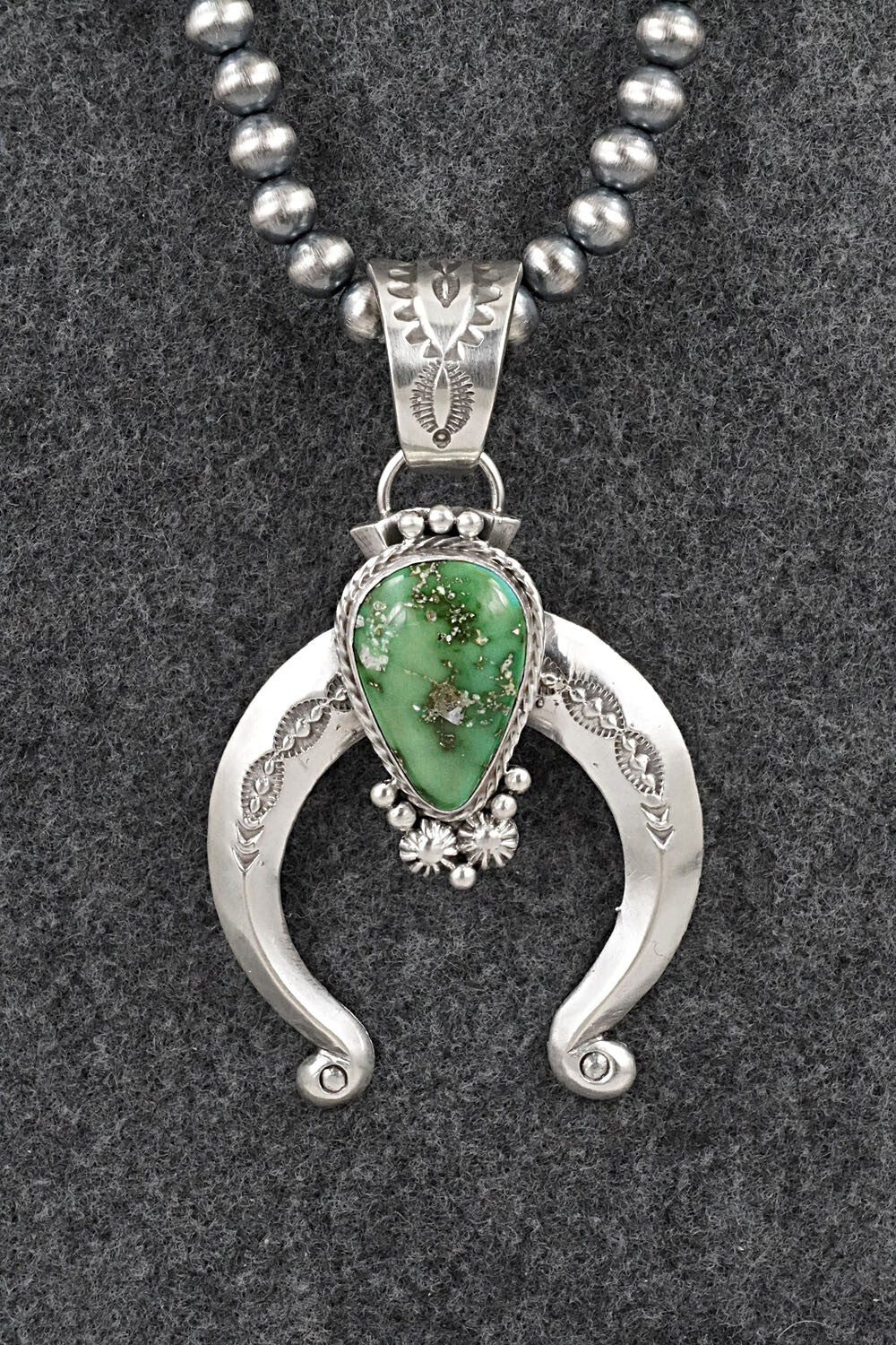 Turquoise & Sterling Silver Necklace - Samuel Yellowhair