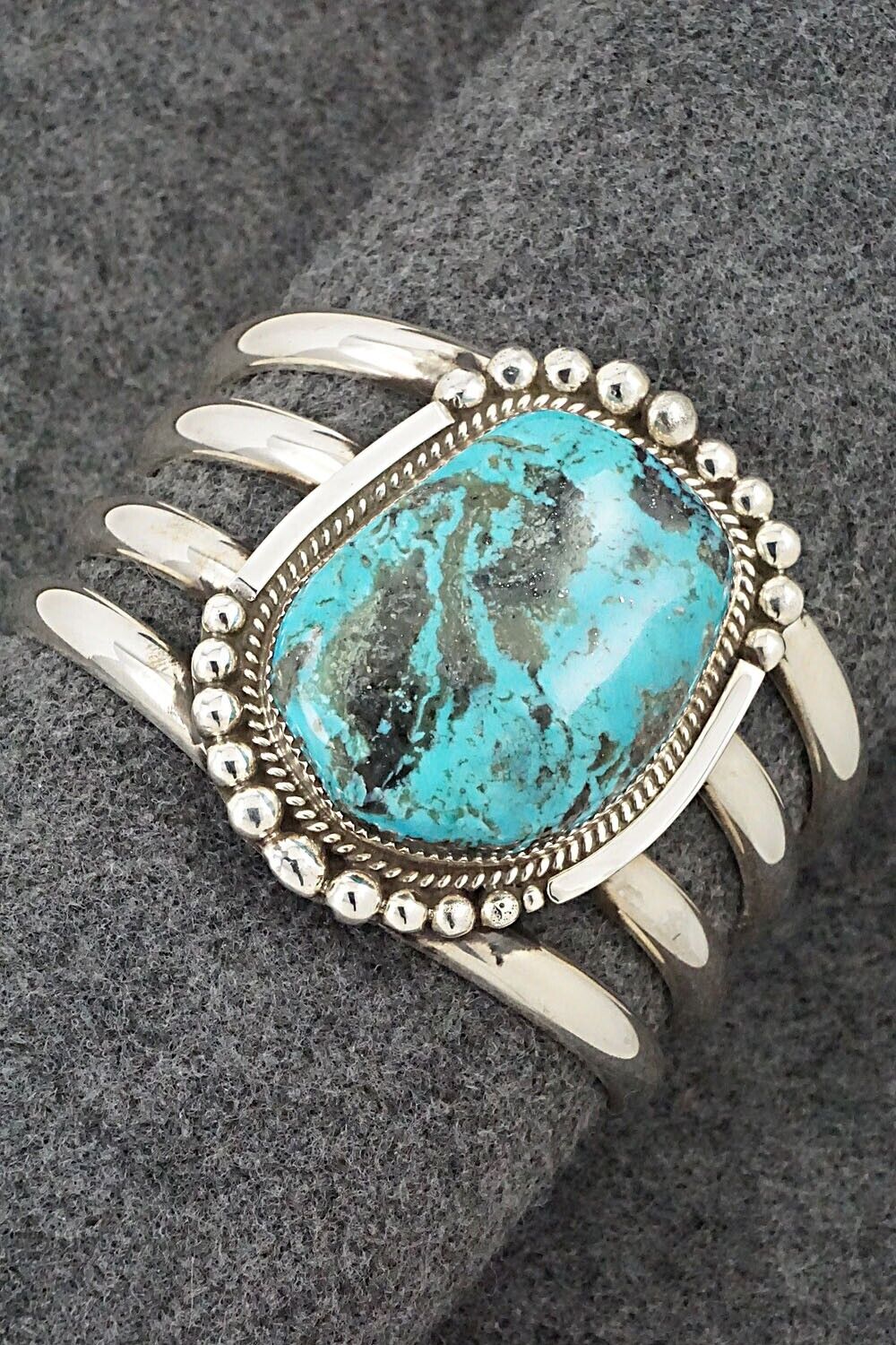 Turquoise & Sterling Silver Bracelet - Ray Nez