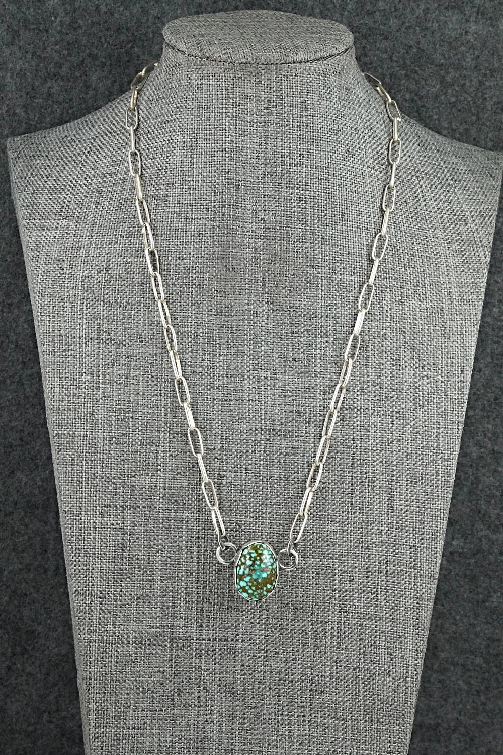Turquoise & Sterling Silver Necklace - Randy Boyd