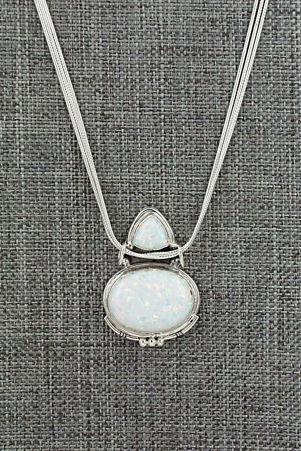 Opalite & Sterling Silver Necklace - Rita Largo