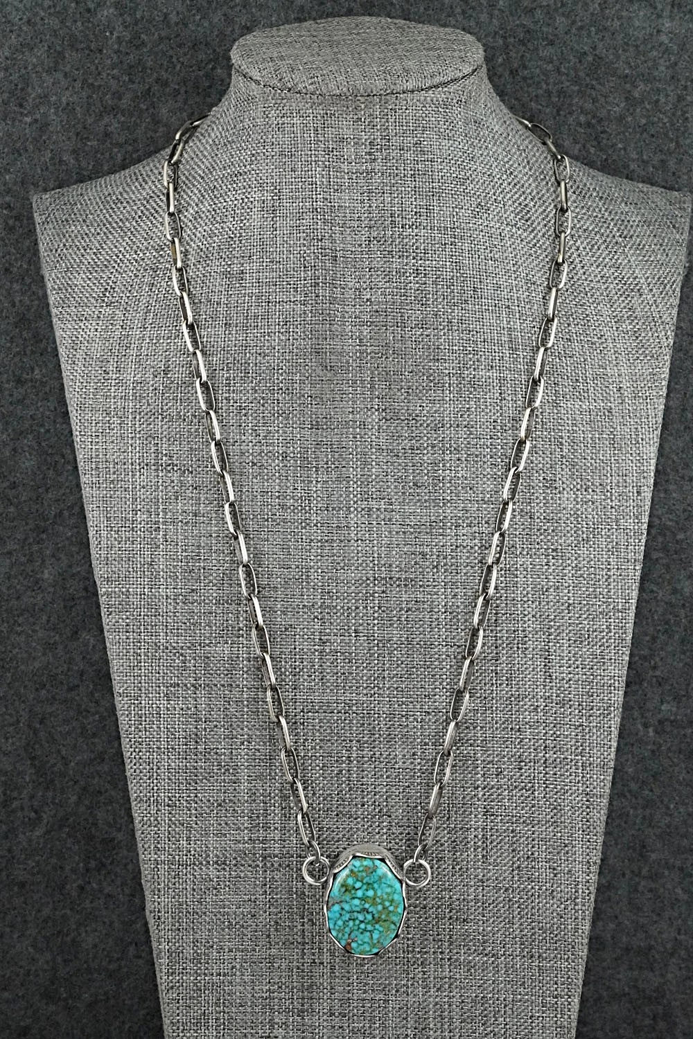 Turquoise & Sterling Silver Necklace - Randy Boyd