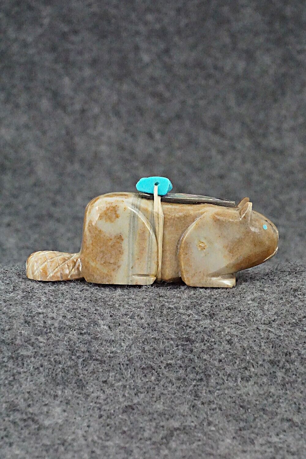 Beaver Zuni Fetish Carving - Alex Tsethlikai