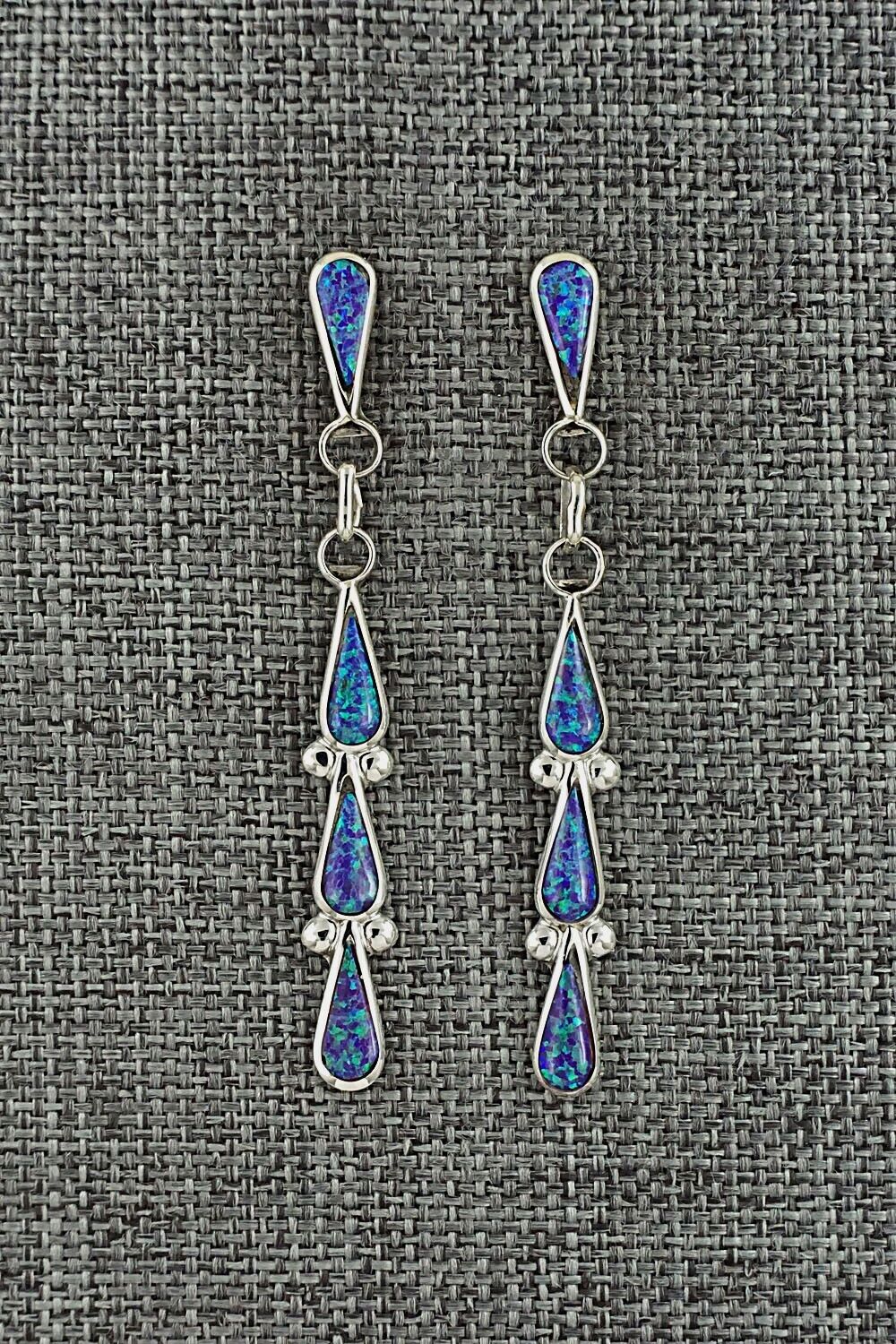 Opalite & Sterling Silver Earrings - Angela Gasper
