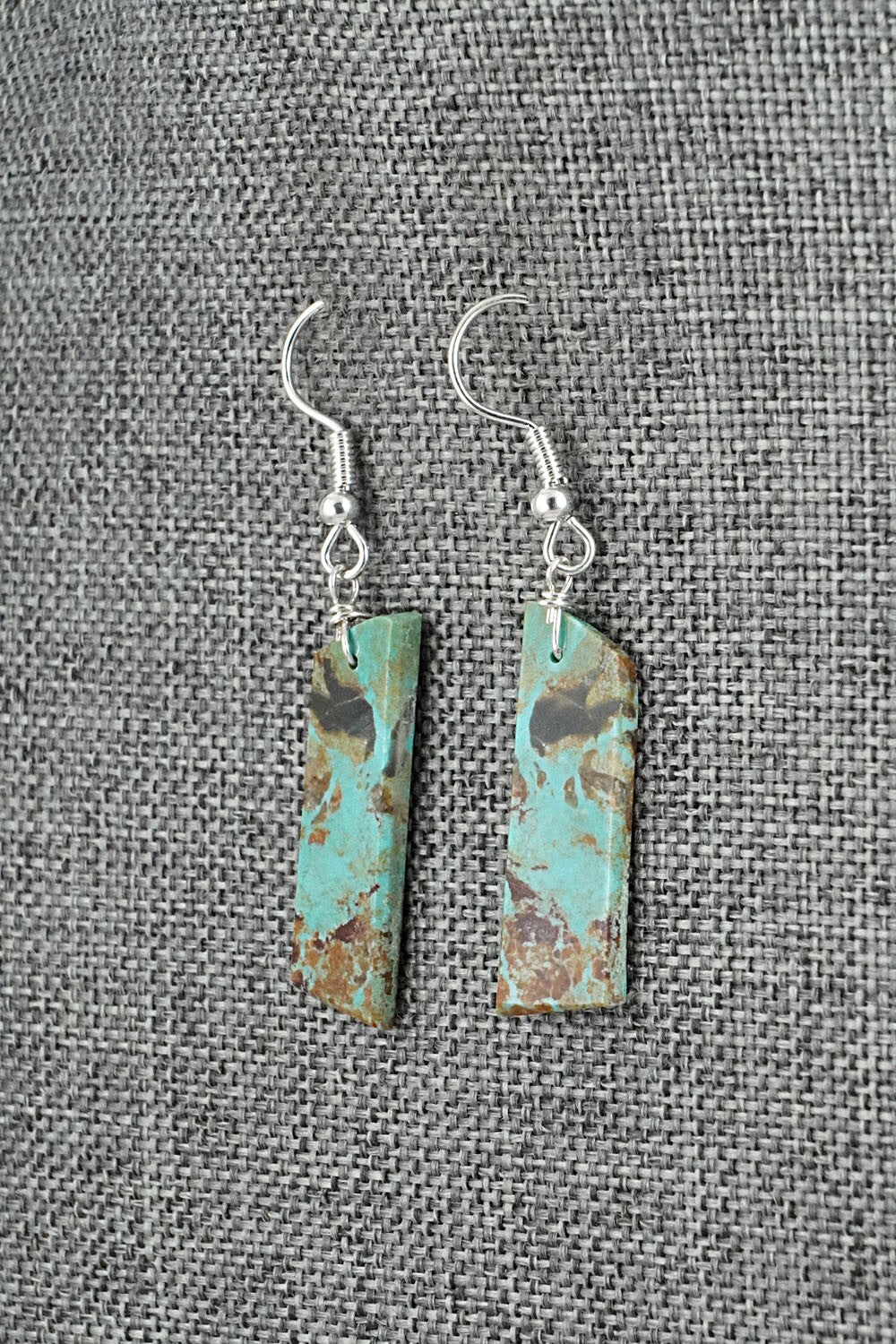 Turquoise & Sterling Silver Earrings - Tammy Nolcot