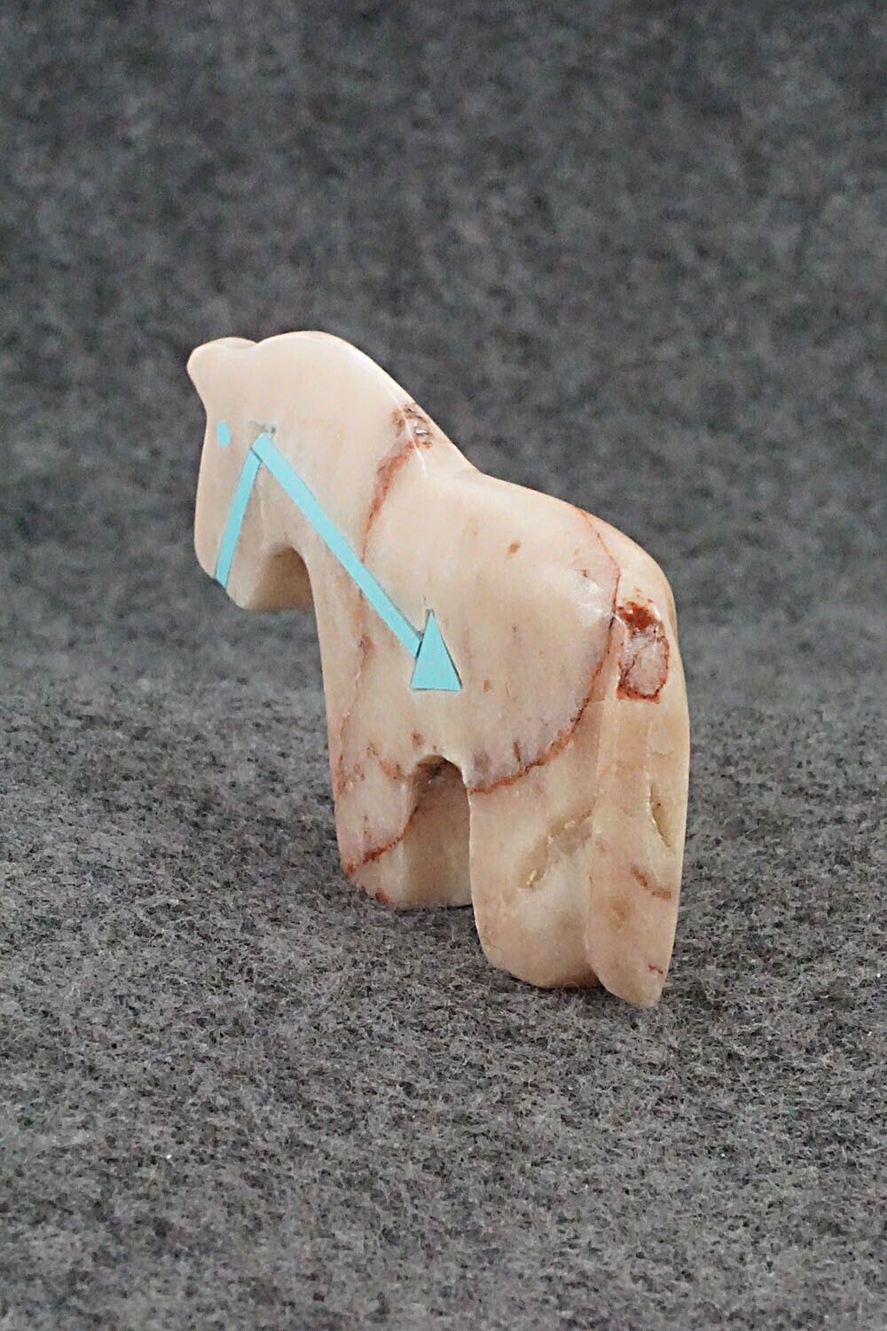 Horse Zuni Fetish Carving - Bernard Laiwakete