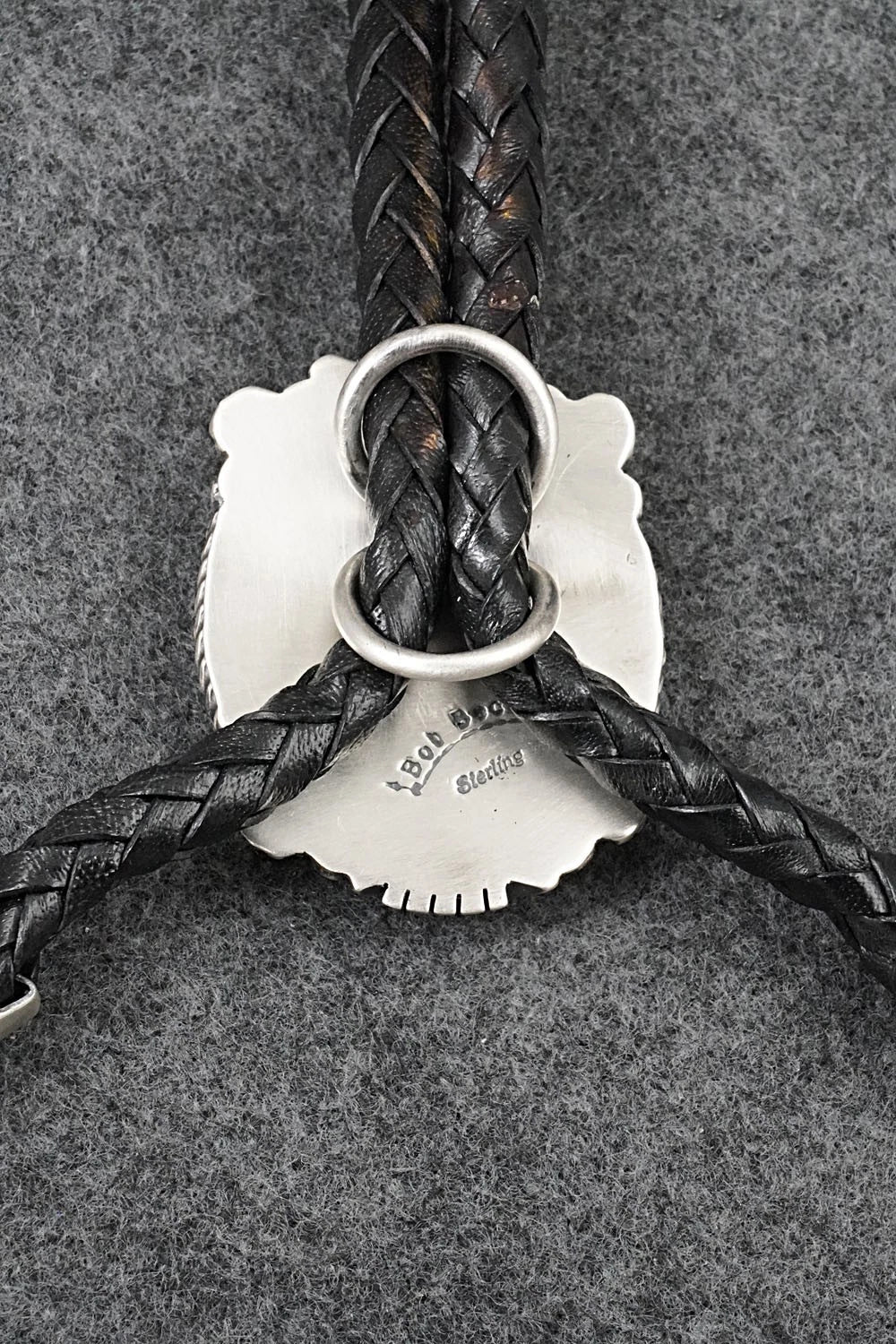 Turquoise & Sterling Silver Bolo Tie - Bob Becenti