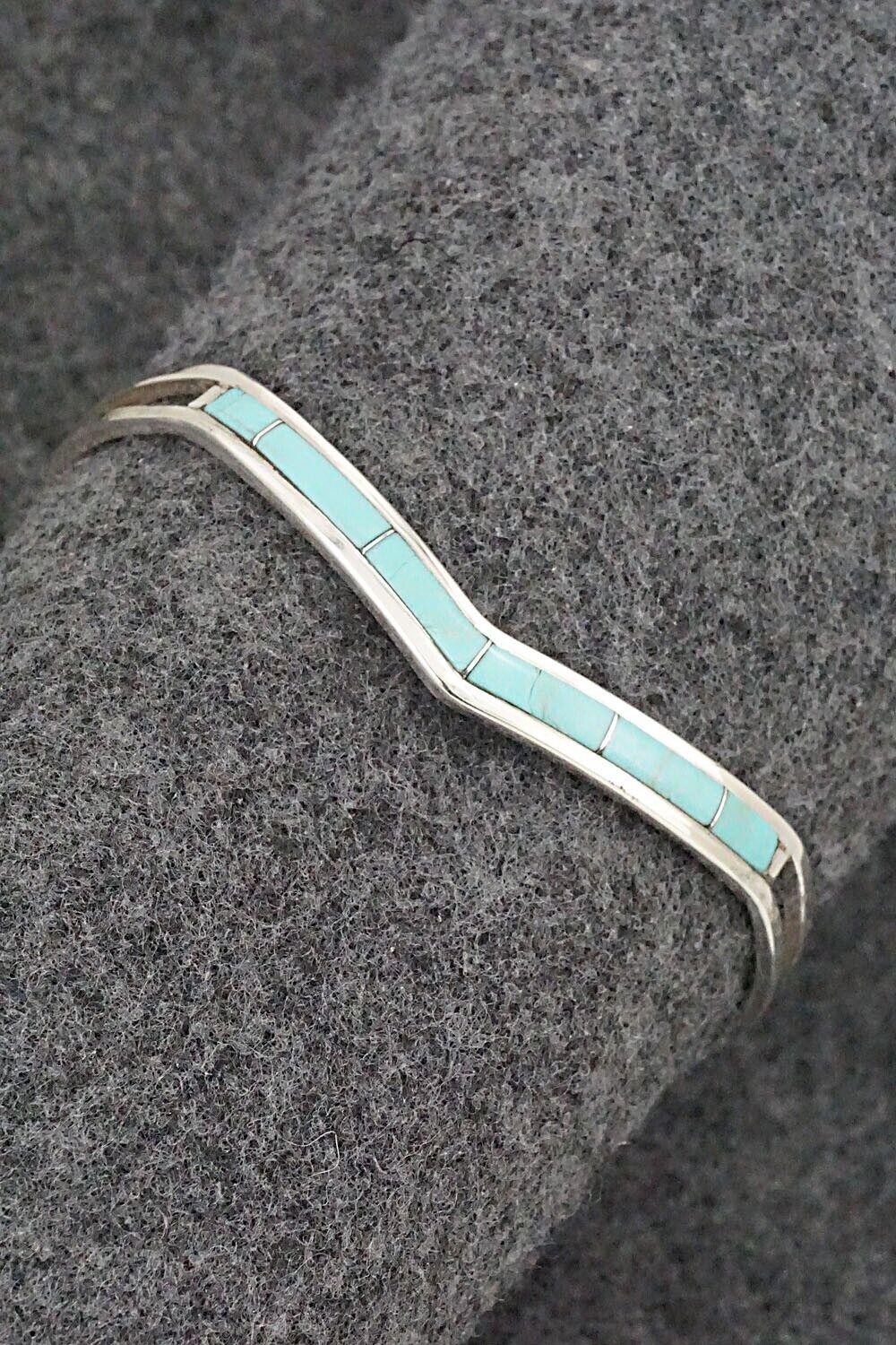 Turquoise & Sterling Silver Bracelet - Jamie Johnson
