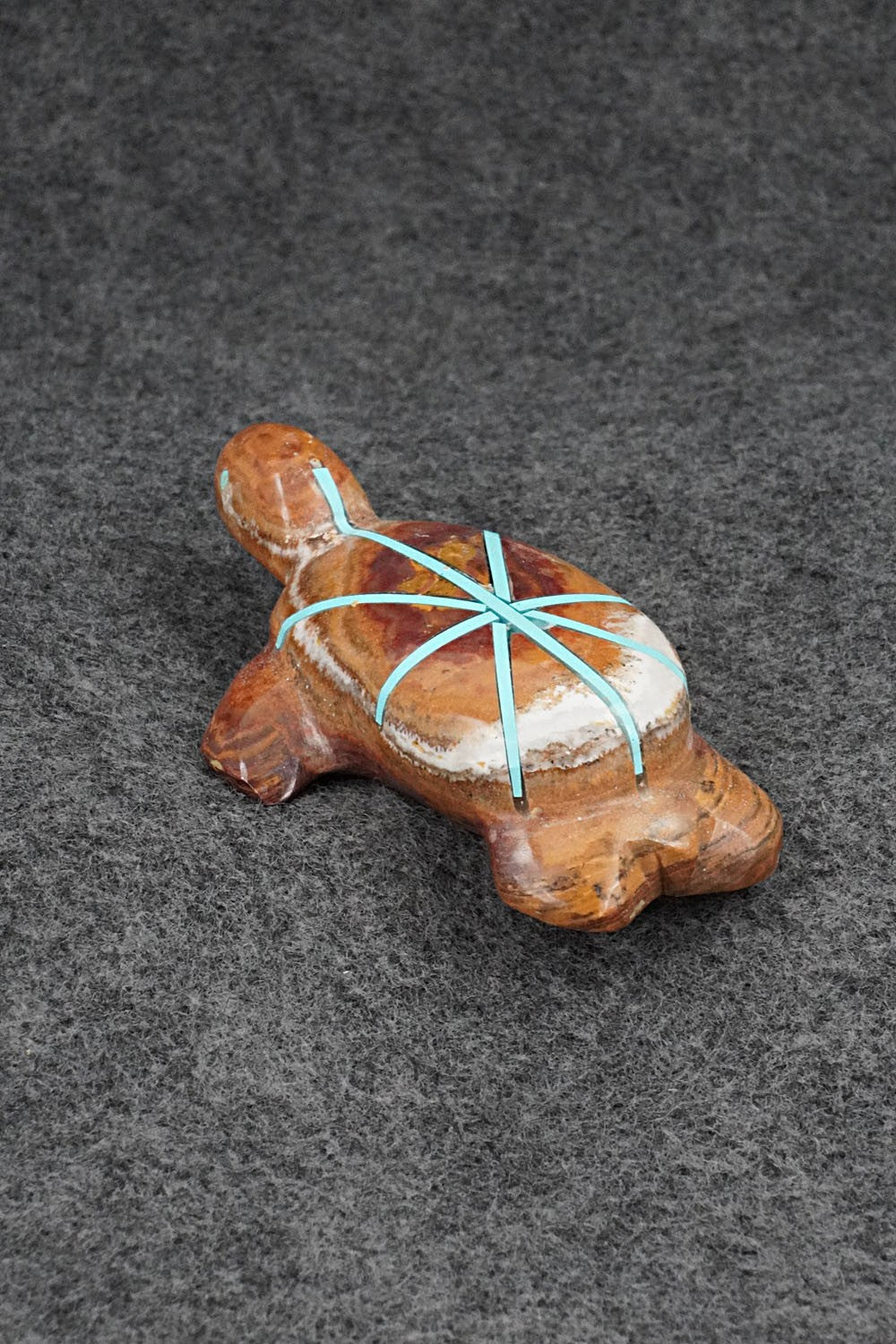 Turtle Zuni Fetish Carving - Kenric Laiwakete