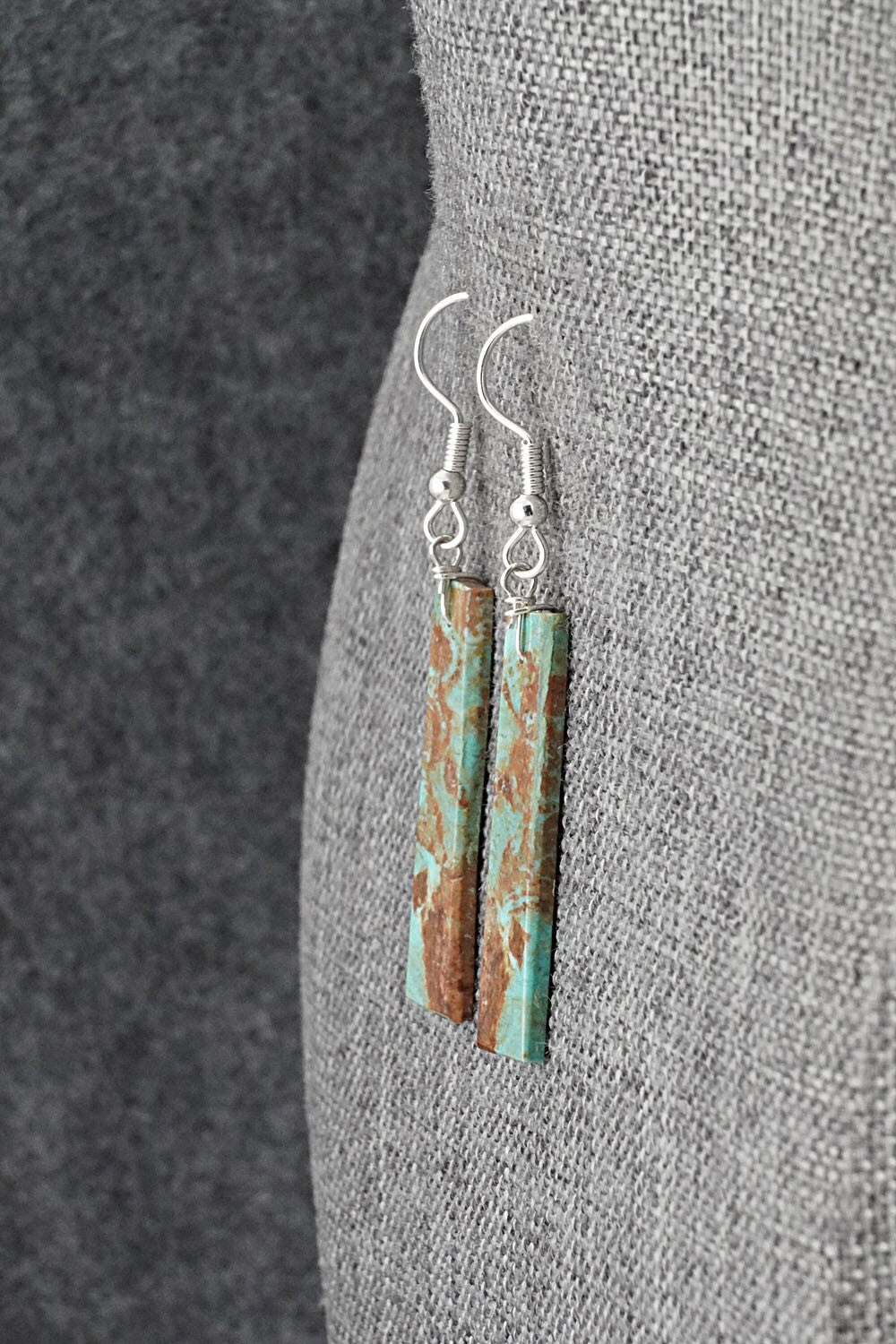 Turquoise & Sterling Silver Earrings - Tammy Nolcot