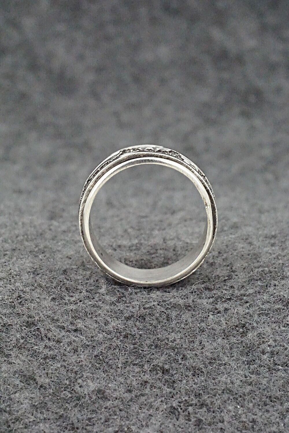 Sterling Silver Spinner Ring - Elaine Becenti - Size 8.5