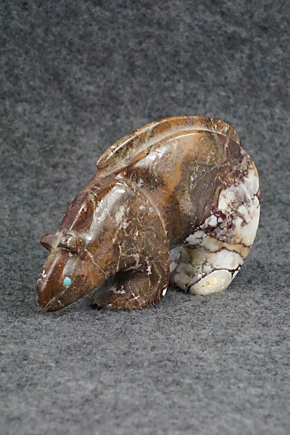 Mountain Lion Zuni Fetish Carving - Ronnie Lunasee