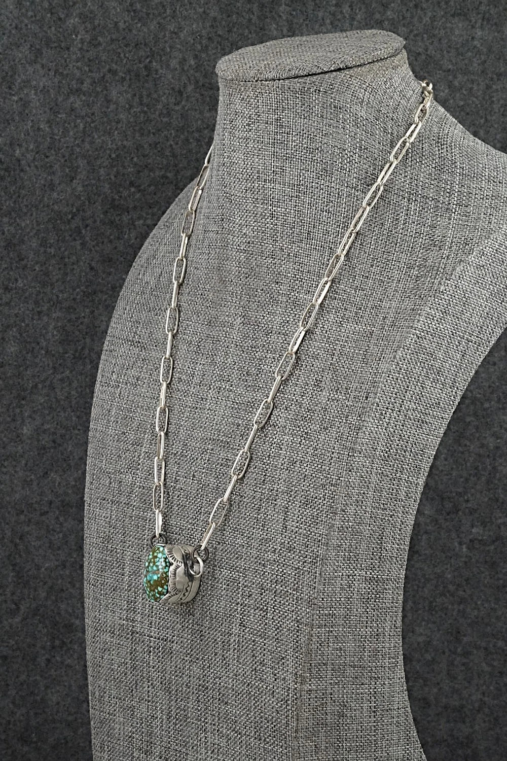 Turquoise & Sterling Silver Necklace - Randy Boyd