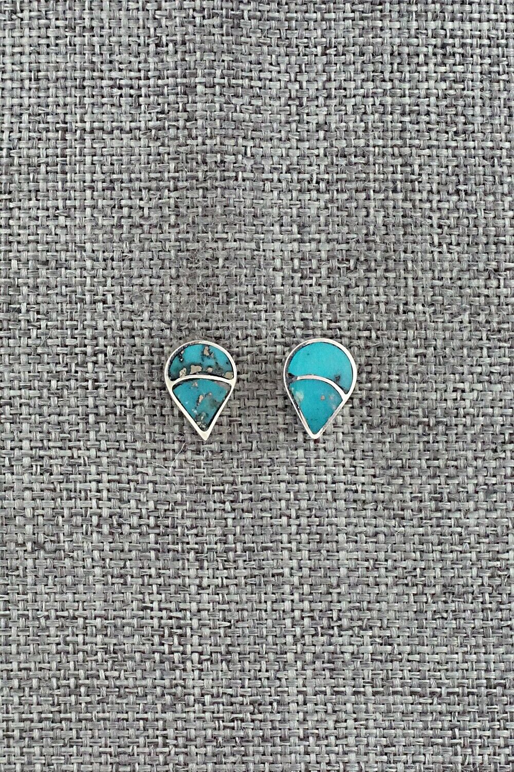 Turquoise & Sterling Silver Earrings - Lynelle Johnson