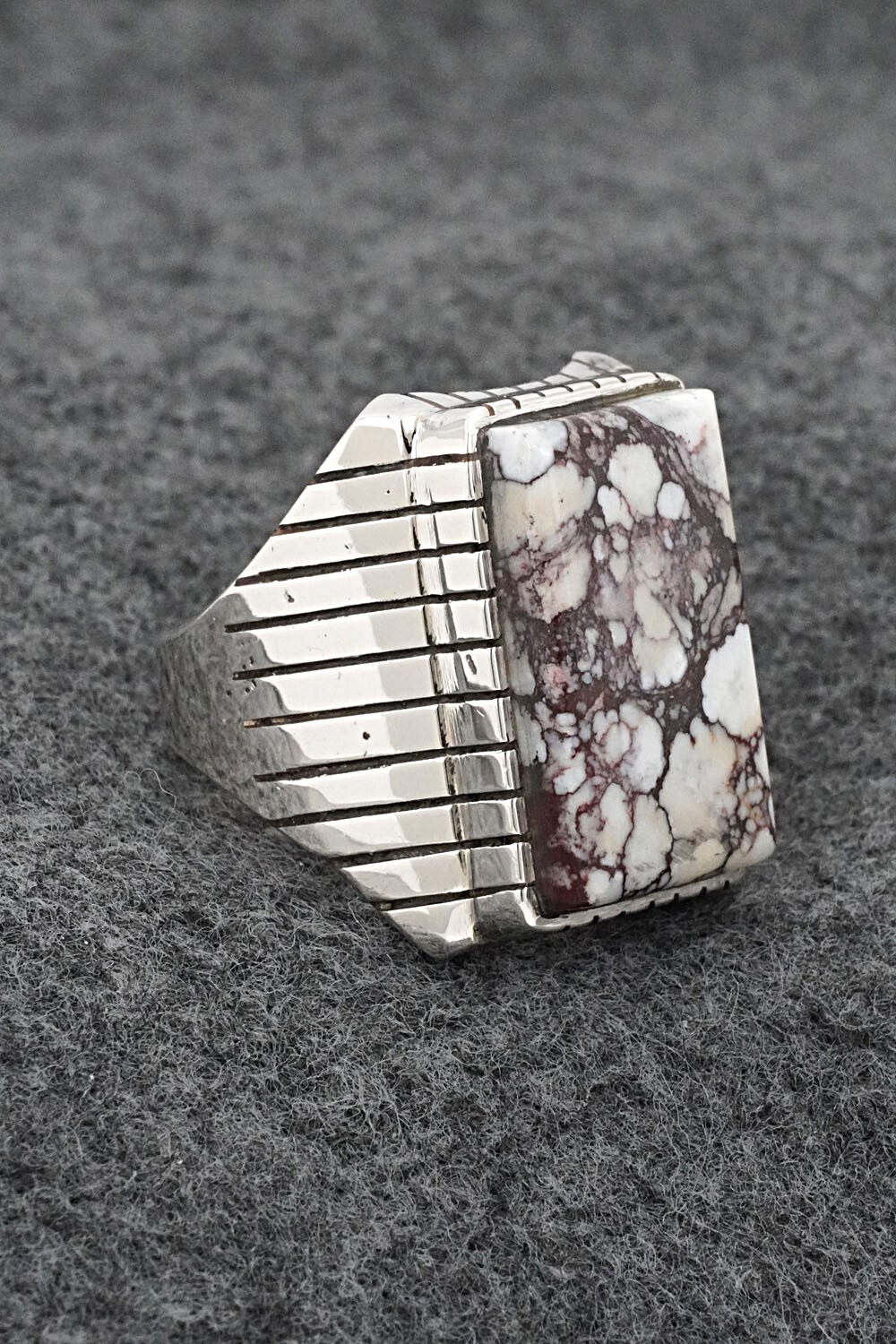 Wild Horse & Sterling Silver Ring - Trevor Jack - Size 9.5