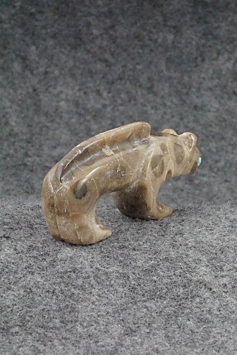 Mountain Lion Zuni Fetish Carving - Ronnie Lunasee