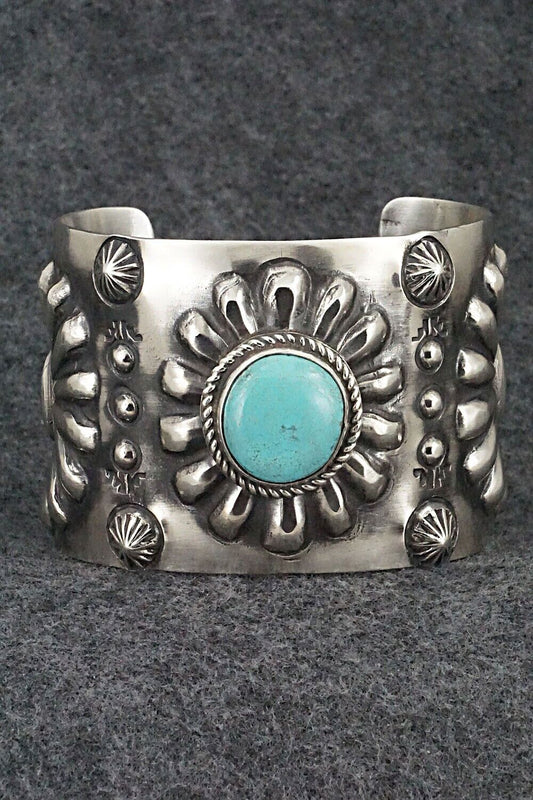 Turquoise & Sterling Silver Bracelet - Elvira Bill
