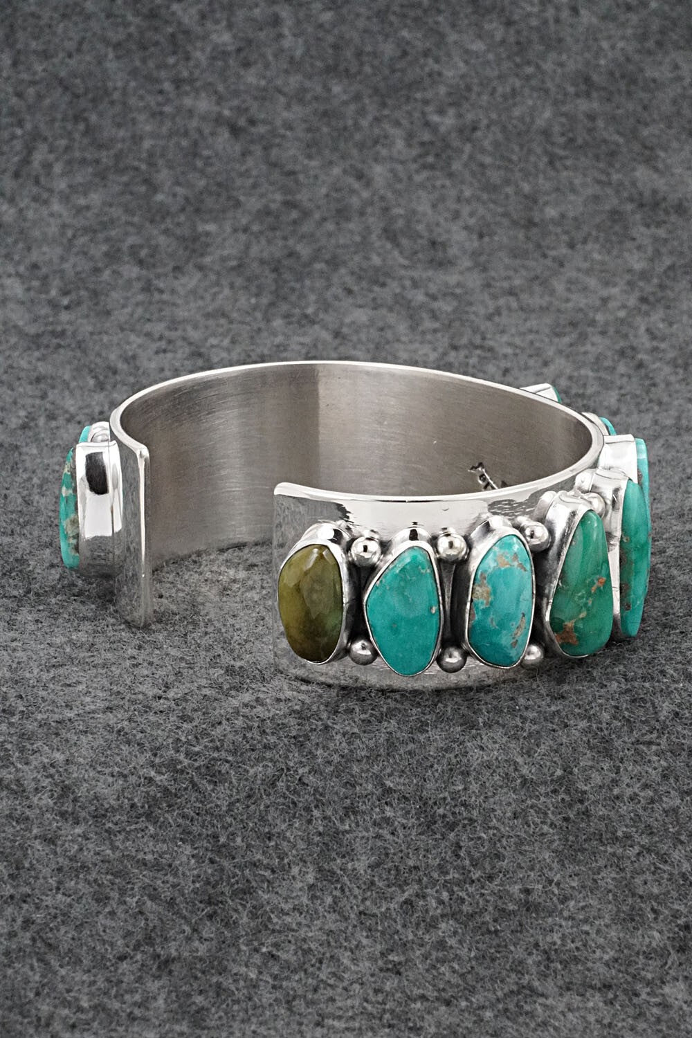 Turquoise & Sterling Silver Bracelet - Mark Yazzie