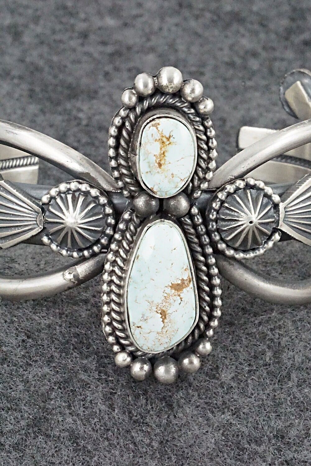 Turquoise & Sterling Silver Bracelet - Michael Calladitto