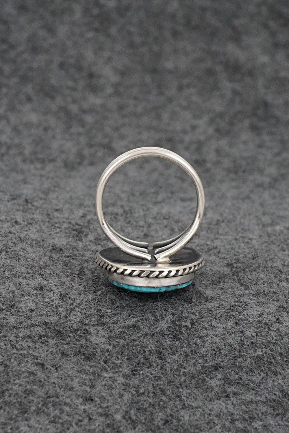 Turquoise & Sterling Silver Ring - Rena Begay - Size 6