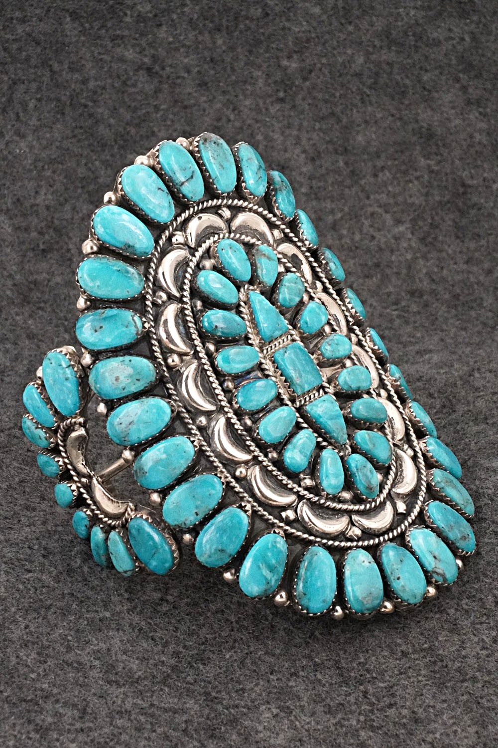 Turquoise & Sterling Silver Bracelet - Jesse Williams