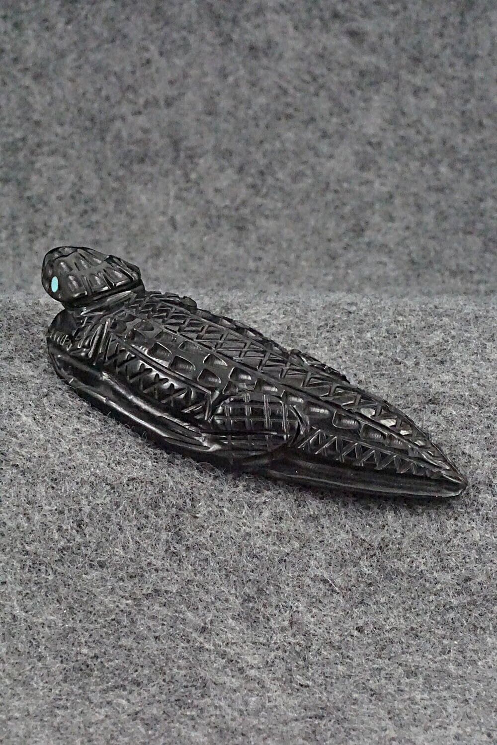 Horned Toad Zuni Fetish Carving - Jensen Charlie