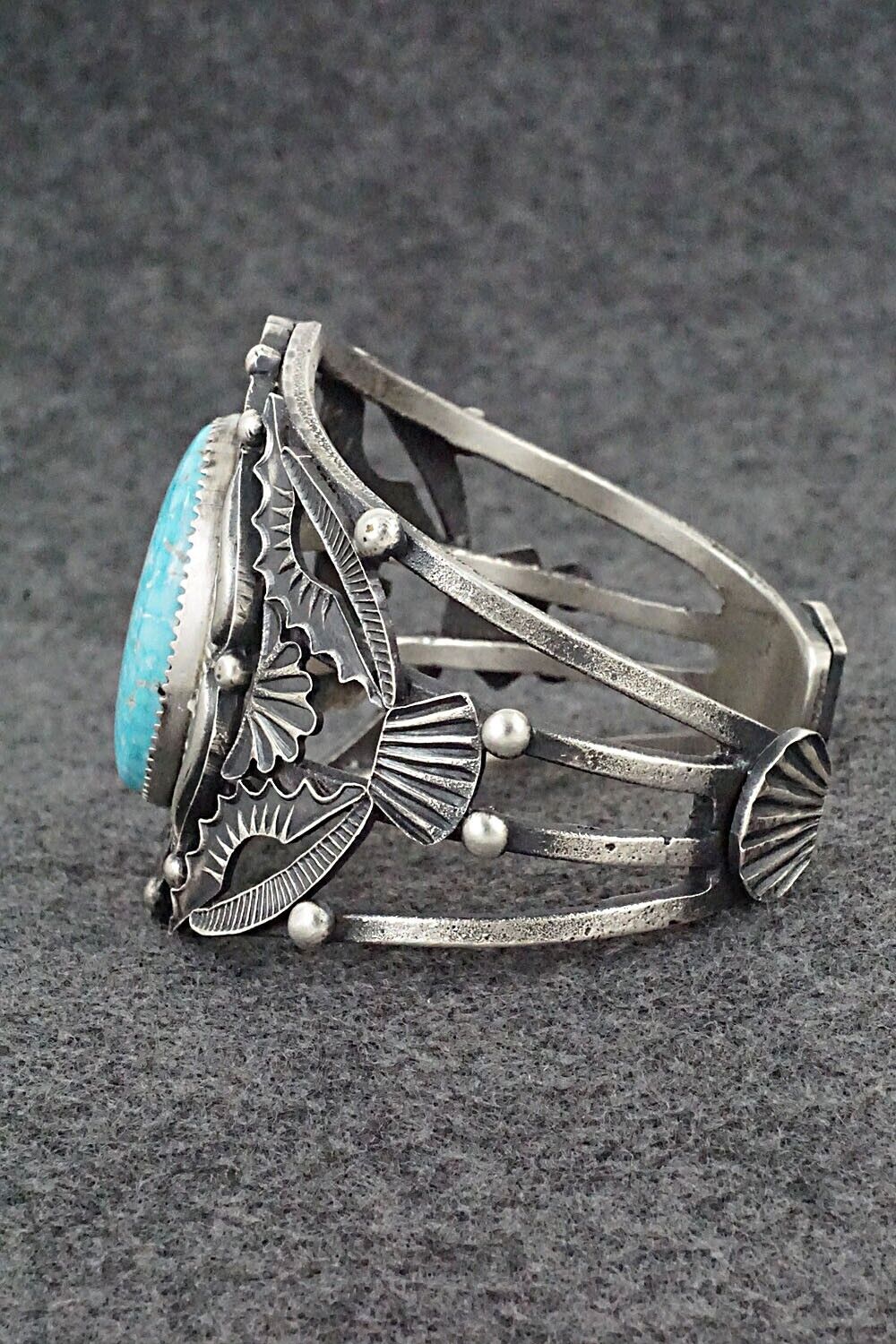Turquoise & Sterling Silver Bracelet - Kevin Billah