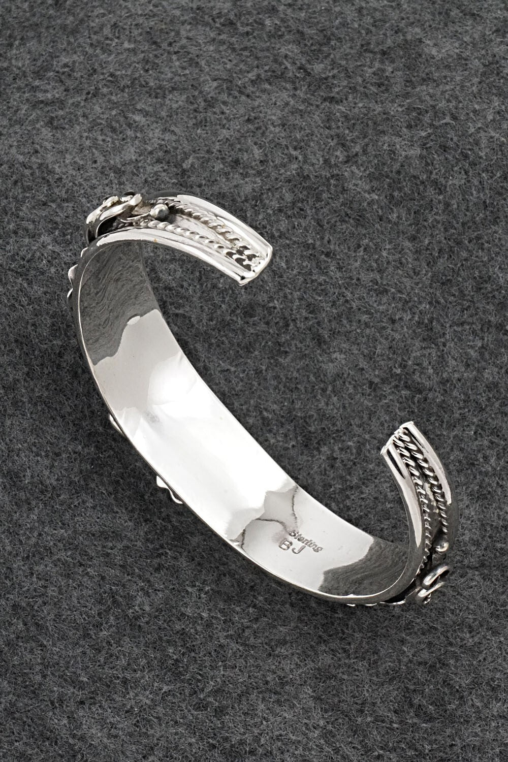 Coral & Sterling Silver Bracelet - Bessie Joe