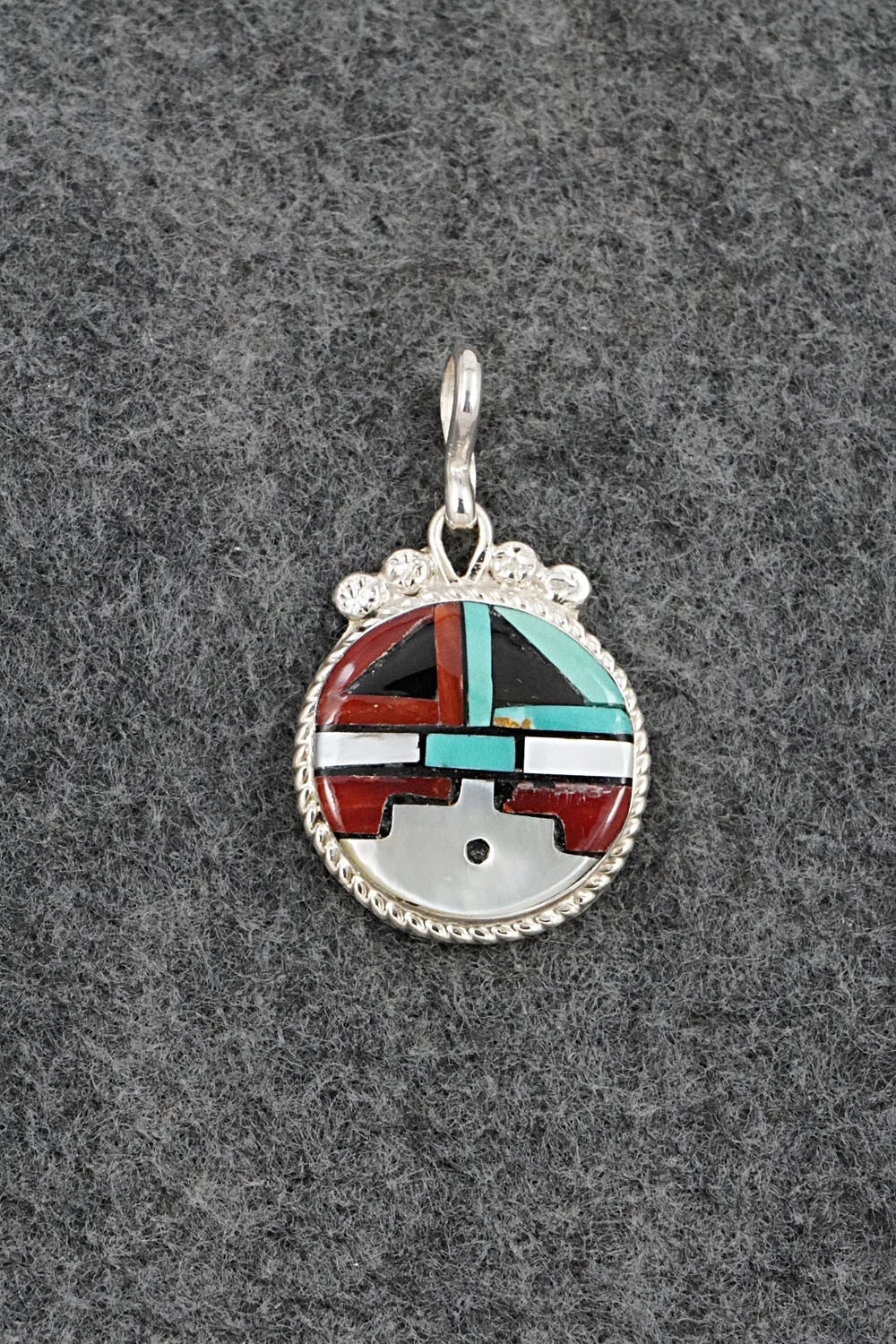 Multi-Stone & Sterling Silver Pendant - Ola Eriacho