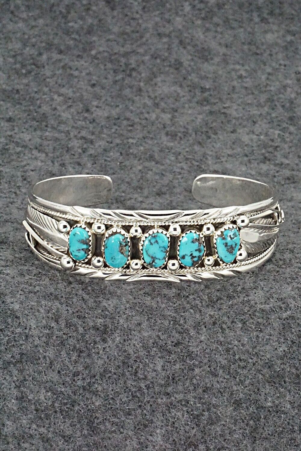 Turquoise & Sterling Silver Bracelet - Davey Morgan