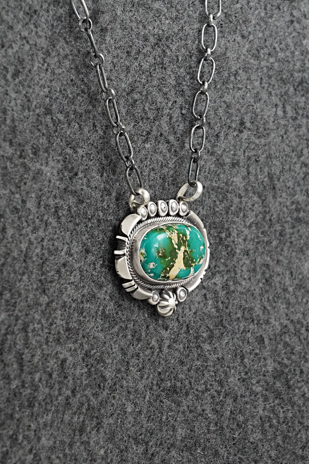 Turquoise & Sterling Silver Necklace - Daniel Benally