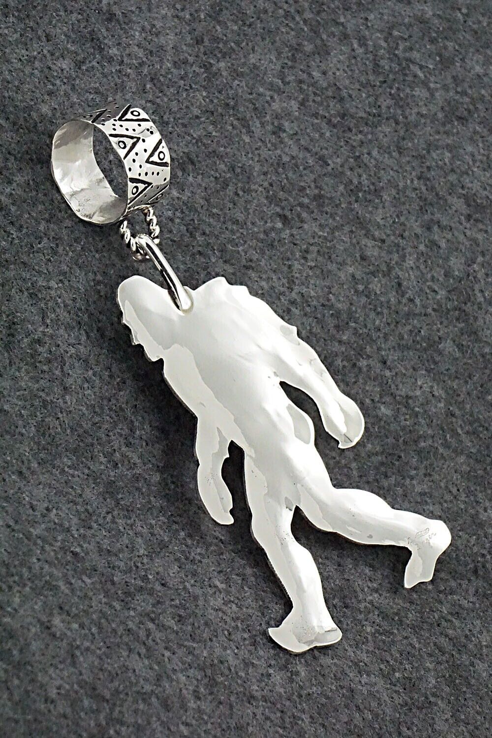 Turquoise & Sterling Silver Pendant - Richard Singer