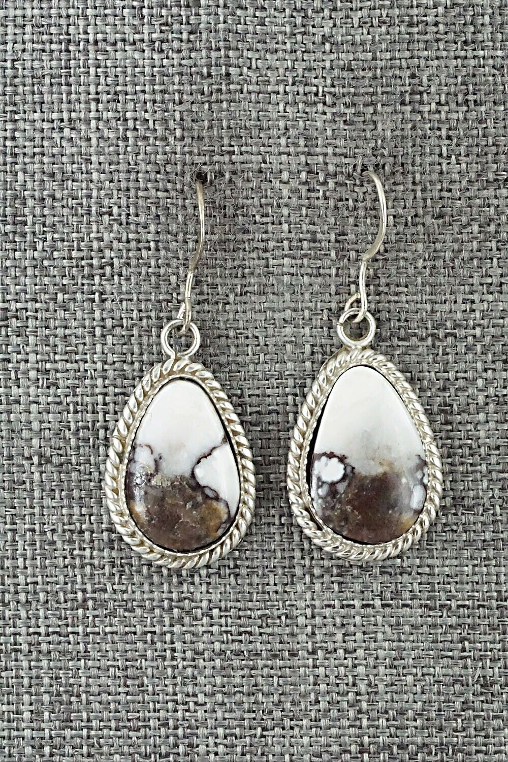 Wild Horse & Sterling Silver Earrings - Sheena Jack