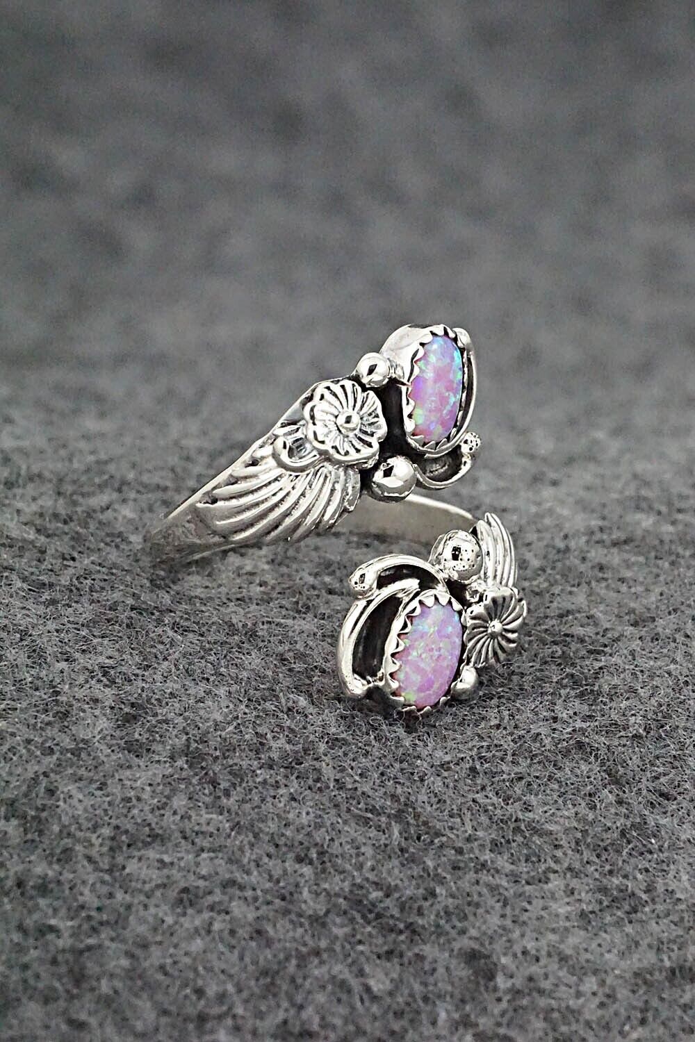 Opalite & Sterling Silver Ring - Etta Belin - Size 8.5