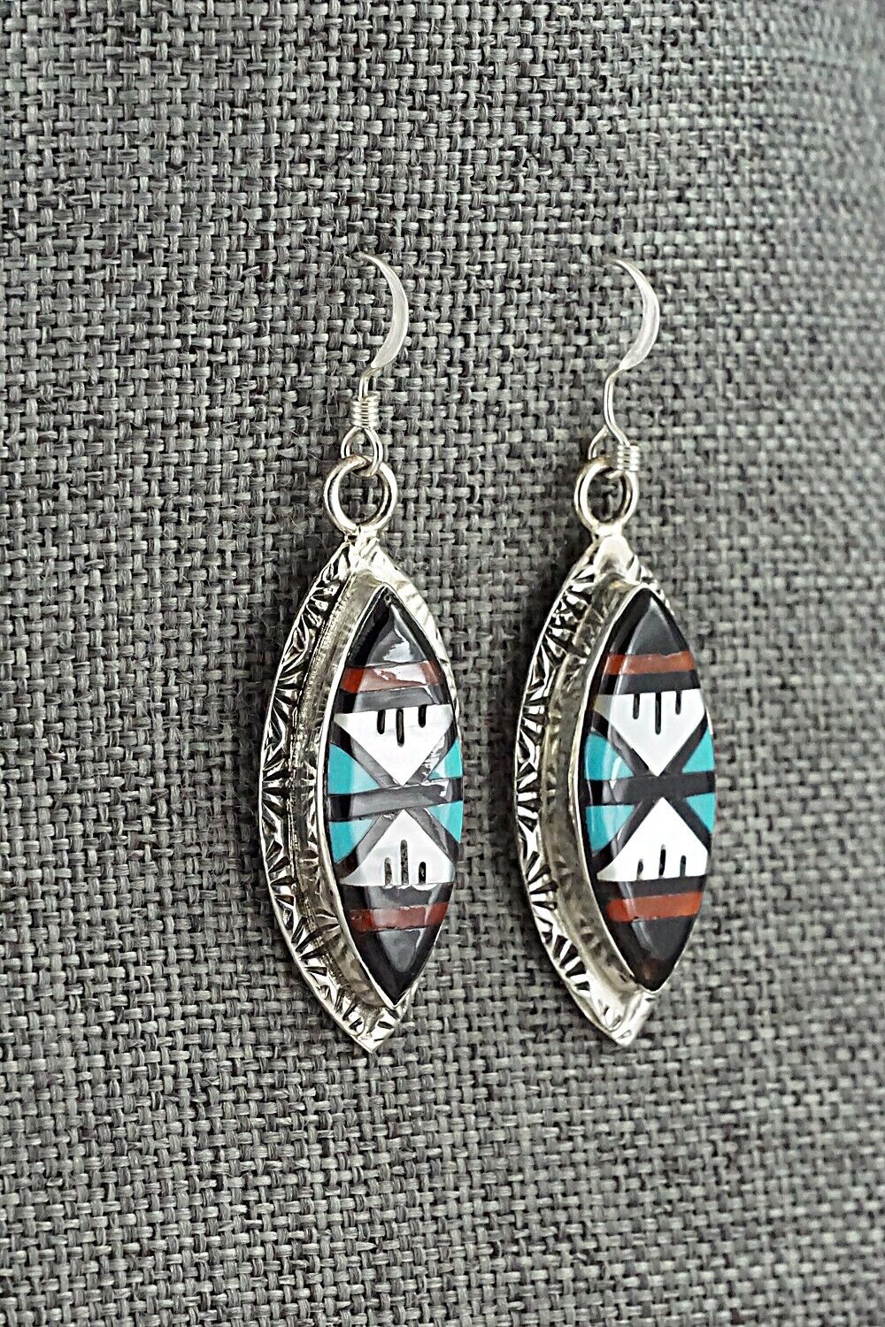 Multi-Stone & Sterling Silver Inlay Necklace Set - Leslie Lamy