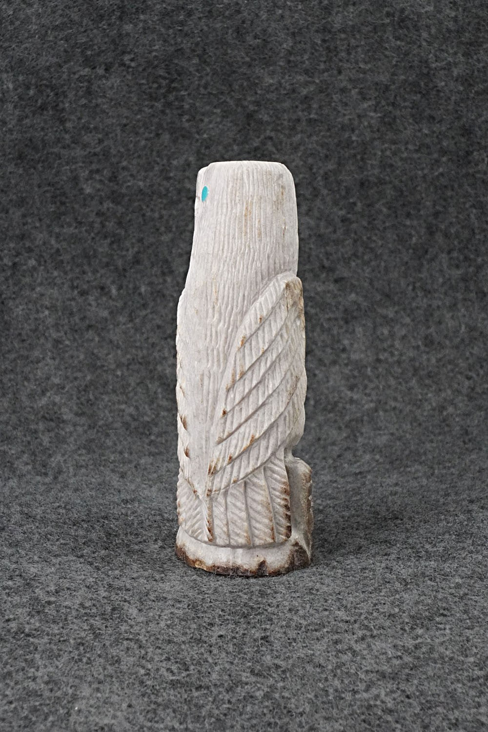 Eagle Zuni Fetish Carving - Garrick Weeka