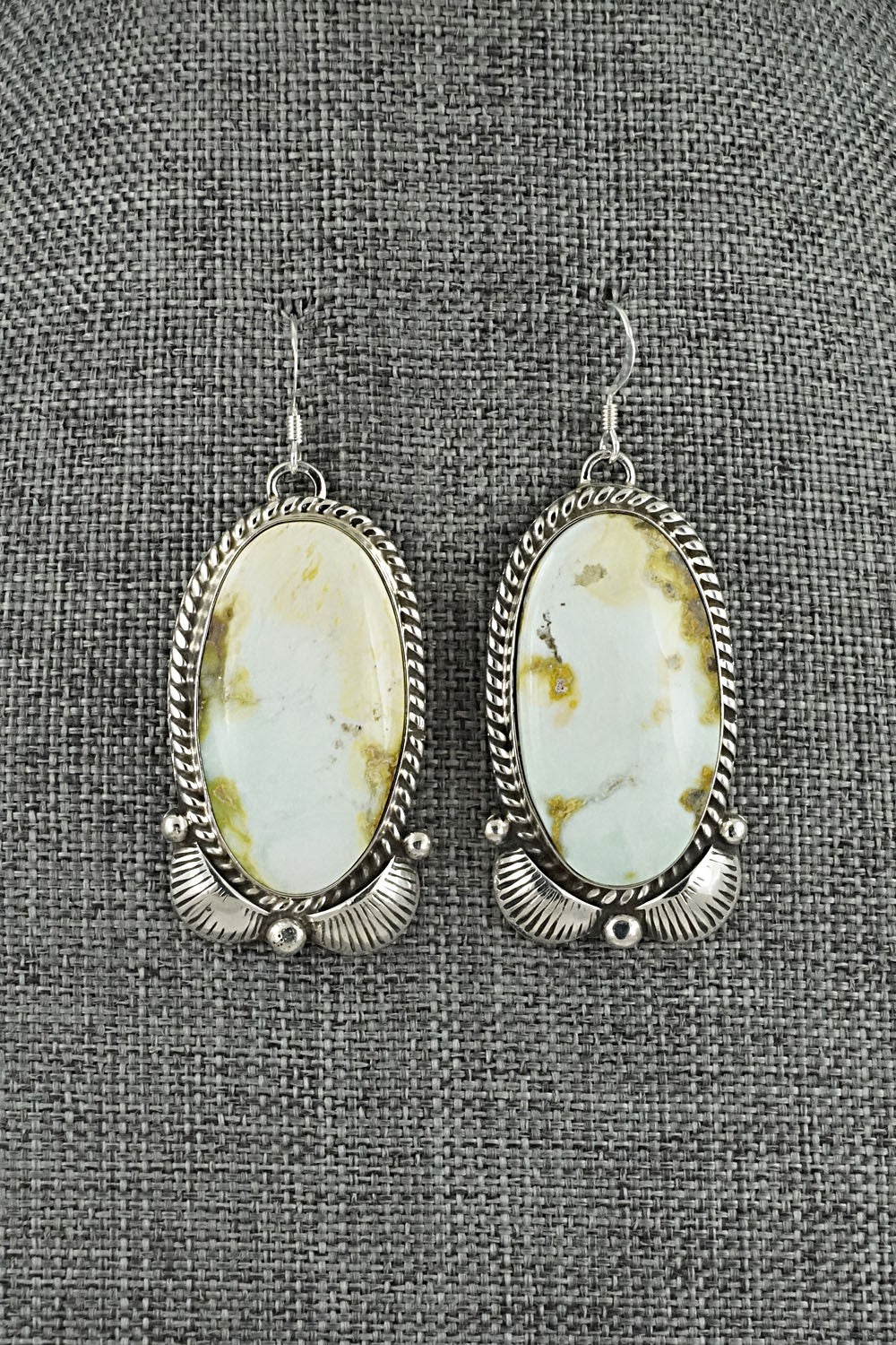 Variscite & Sterling Silver Squash Blossom Set - Vernon Johnson