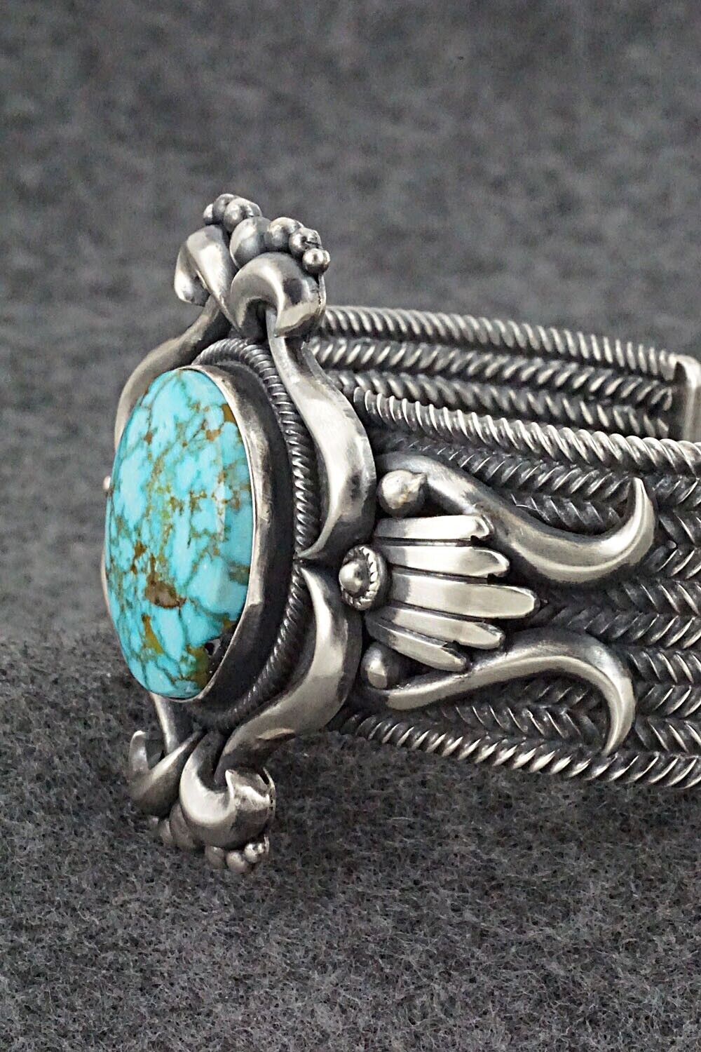 Turquoise & Sterling Silver Bracelet - Derrick Gordon
