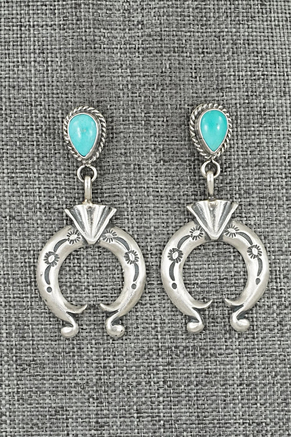 Turquoise & Sterling Silver Earrings - Sharon McCarthy