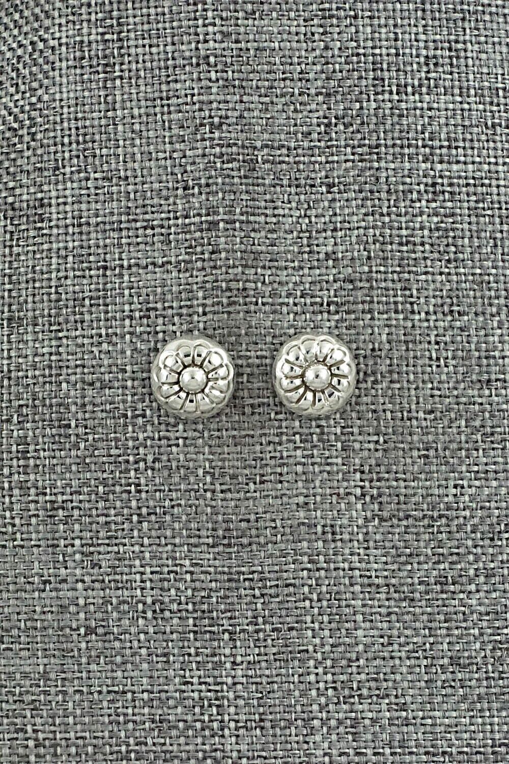 Sterling Silver Earrings - Marie Yazzie